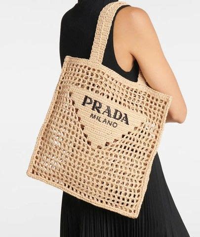 prada raffia beach tote|prada raffia tote bag dupe.